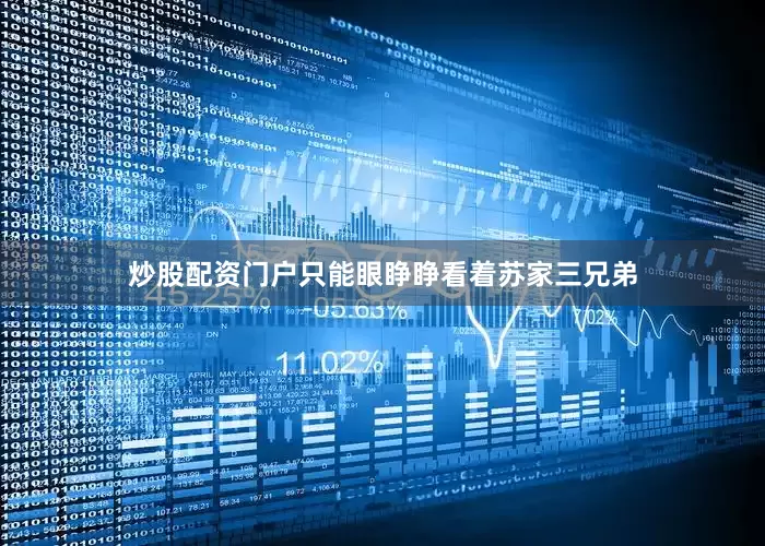 炒股配资门户只能眼睁睁看着苏家三兄弟